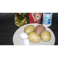 Как приготовить жареную картошку с яйцом 